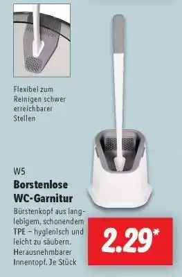 Lidl Borstenslose WC-Garnitur Angebot