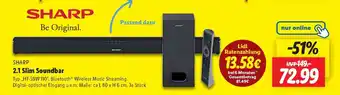 Lidl SHARP 2.1 Slim Soundbar Angebot