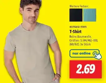 Lidl esmara men T-Shirt Angebot