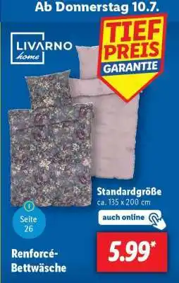 Lidl Renforcé-Bettwäsche Angebot