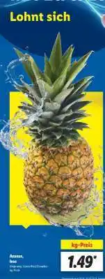 Lidl Ananas, lose Angebot