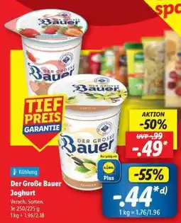 Lidl Der Große Bauer Joghurt Angebot