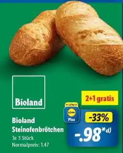 Lidl Bioland Steinofenbrötchen Angebot