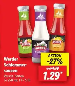 Lidl Werder Schlemmersaucen Angebot