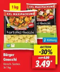 Lidl Bürger Gnocchi Angebot