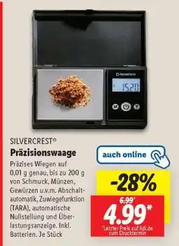 Lidl SILVERCREST Präzisionswaage Angebot