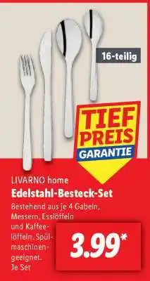Lidl Edelstahl-Besteck-Set Angebot