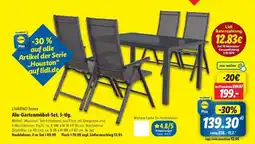Lidl Alu-Gartenmöbel-Set, 5-tlg Angebot
