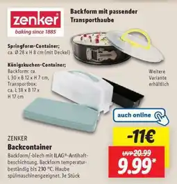 Lidl Backcontainer Angebot