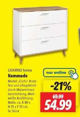 Lidl LIVARNO Home Kommode Angebot