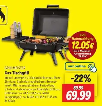 Lidl Gas-Tischgrill Angebot