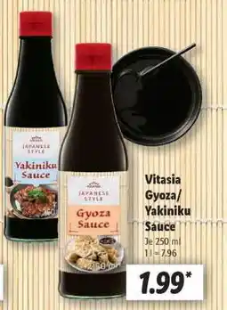 Lidl Vitasia Gyoza/Yakiniku Sauce Angebot