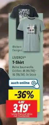 Lidl LIVERGY T-Shirt Angebot