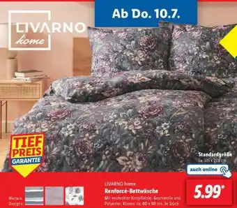 Lidl LIVARNO home Renforcé-Bettwäsche Angebot