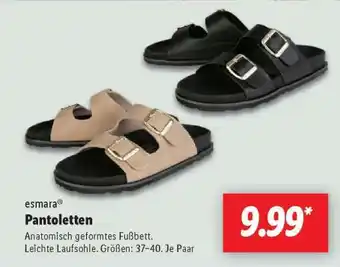 Lidl esmara Pantoletten Angebot