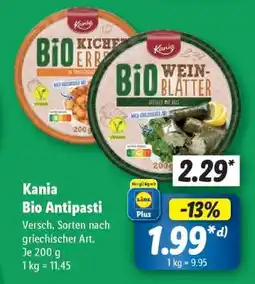 Lidl Kania Bio Antipasti Angebot