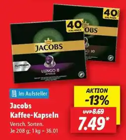 Lidl JACOBS Kaffee- kapseln Angebot