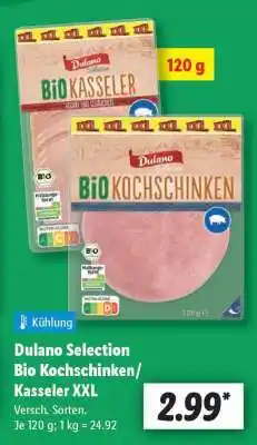 Lidl Dulano Selection Bio Kochschinken/Kasseler XXL Angebot