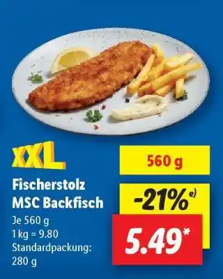 Lidl Fischerstolz MSC Backfisch Angebot