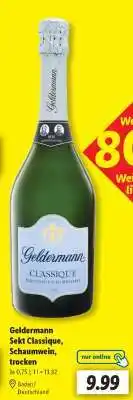 Lidl Geldermann Sekt Classique, Schaumwein, trocken Angebot