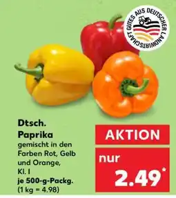 Kaufland Dtsch. Paprika Angebot