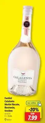 Lidl Fantini Calalenta Merlot Rosato, Roséwein, trocken Angebot