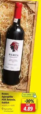 Lidl Nemea Agiorgitiko POP, Rotwein, lieblich Angebot