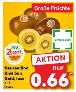 Kaufland Neuseeländ. Kiwi Sun Gold, lose Angebot