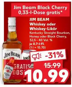 Kaufland JIM BEAM Whiskey oder Whiskey-Likör Angebot