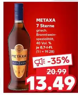 Kaufland METAXA 7 Sterne Angebot
