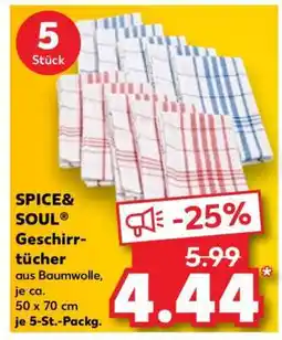 Kaufland SPICE&SOUL Geschirrtücher Angebot