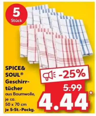Kaufland SPICE&SOUL Geschirrtücher Angebot