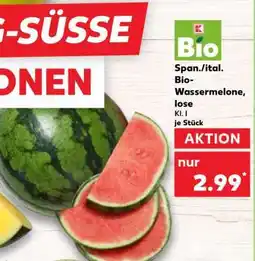 Kaufland Span./ital. Bio-Wassermelone, lose Angebot