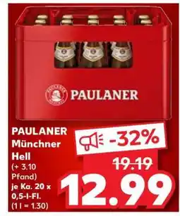 Kaufland Paulaner Münchner Hell Angebot