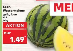Kaufland Span. Wassermelone gelb, lose Angebot