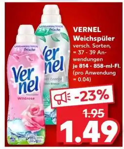Kaufland Vernel Weichspüler Angebot