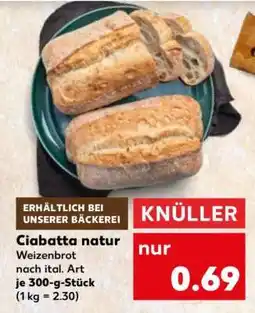 Kaufland Ciabatta natur Angebot