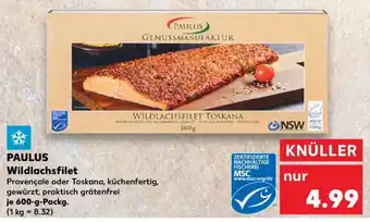 Kaufland Paulus Wildlachsfilet Angebot