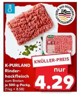 Kaufland K-PURLAND Rinderhackfleisch Angebot