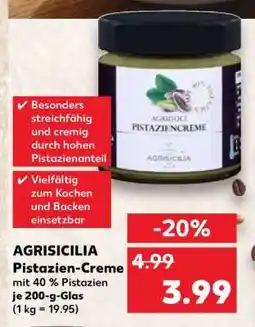 Kaufland AGRISICILIA Pistazien-Creme Angebot