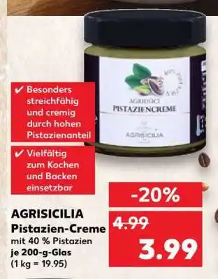 Kaufland AGRISICILIA Pistazien-Creme Angebot
