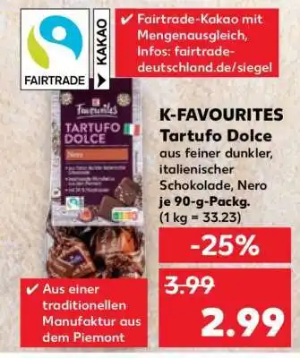 Kaufland K-FAVOURITES Tartufo Dolce Angebot