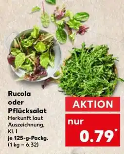 Kaufland Rucola oder Pflücksalat Angebot