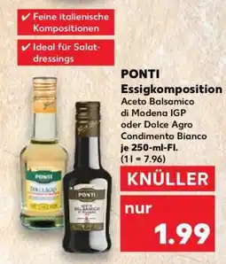 Kaufland PONTI Essigkomposition Angebot