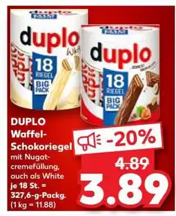 Kaufland DUPLO Waffel- Schokoriegel Angebot