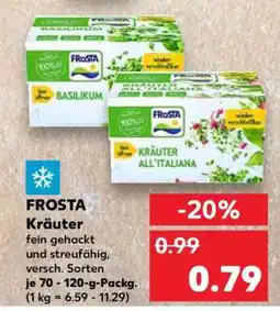 Kaufland FROSTA Kräuter Angebot