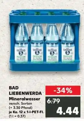 Kaufland BAD LIEBENWERDA Mineralwasser Angebot
