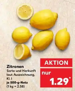 Kaufland Zitronen Angebot