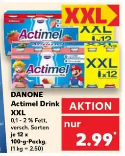 Kaufland Danone Actimel Drink XXL Angebot