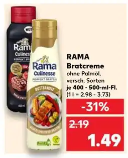 Kaufland RAMA Bratcreme Angebot